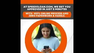 Get your loan approved in minutes with SpeedoLoan!