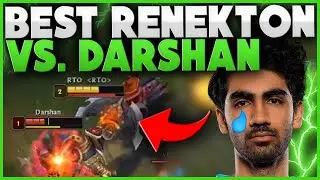 RANK 1 RENEKTON VS. DARSHAN'S KLED! SEASON 9 TOP LANE - League of Legends