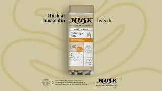 HUSK... at huske din HUSK Psyllium Mavebalance (16x9 06s)