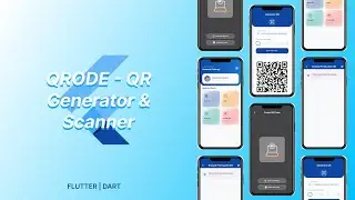 QRODE - Modern QR Code Generator & Scanner Demo | Flutter & Dart