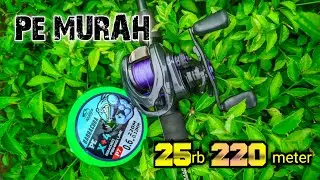 Aquasea Barracuda 220 Meter ‼️cuma 25 ribuan 👍rekomendasi senar pe murah berkualitas 