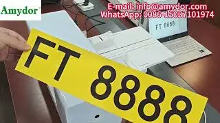 Amydor factory digital license number plate printer