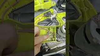 Ryobi R18CS внутреннее устройство. Ничего лишнего и всё работает