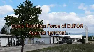 Demo reaksi cepat pasukan EUFOR BIH dihadapan tamu VIP di Camp butmir Sarajevo
