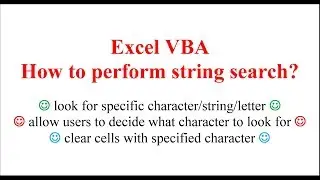 Excel VBA - Find specific text in cell