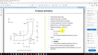 Tutorial 3 - Part 5 - 2D pipe elbow.