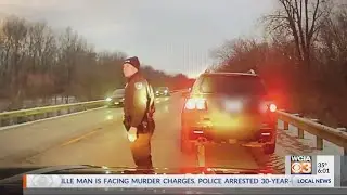 Police officer, drivers escape close call on Taylorville roads