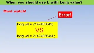 When you should use L with value to store in long variable? || Is it necessary? || Java