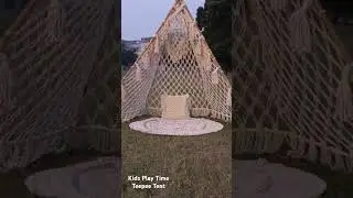 Macrame Tent || Teepee Tent ||Camping #macrametent #girlsnight #girlstent #roomdecor #bohochic