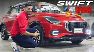 SWIFT M SPORTS EDITION WITH MAYBACH STYLE GRILL & M SPORTS SPOILER...!!!
