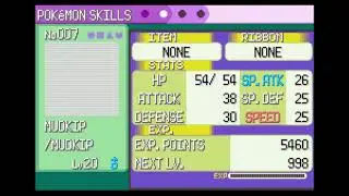 pokeemerald - Coloured stat names by nature