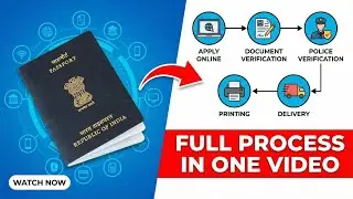 Passport Apply Online 2025: New/Fresh Passport Full Process & Status Tracking  Delivery,Police verif