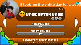 It took a most of the day for this level | Geometry Dash