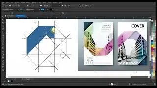 Learn & Watch Polygon Tool Techniques for Making Creative Cover Page - Coreldraw with Ahsan Sabri