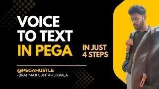 Voice Recognition | Speech Recognition | Voice To Text  In Pega