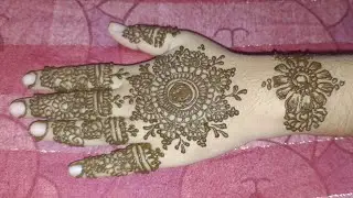 🌸 Don&rsquo;t Miss This Round Mehndi Design 😍 | Simple & Beautiful Mehndi 2025