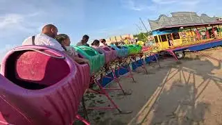 Lunapark Honza - rollercoaster Speedy Gonzales on ride Czempiń 2025