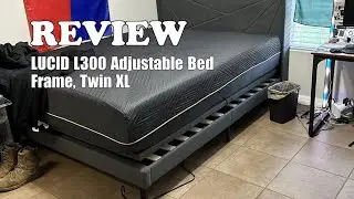 LUCID L300 Adjustable Bed Frame Twin XL Review: Features & Comfort Test 2025
