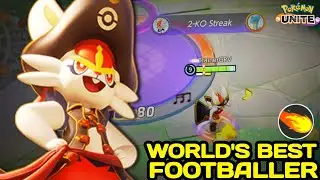 Cinderace Becomes Better Footballer Than Ronaldo With This Build 🔥 Pokemon Unite | NINZA PLAYS