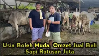 Anak Muda Ini Mampu Membuktikan Usia Muda Bisa Punya Omzet Ratusan Juta, dari Jual Beli Sapi !!