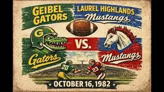 Geibel Gators vs. Laurel Highlands Oct. 16, 1982 High School Football