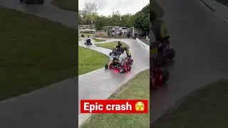 Drifting gone wrong. Car Make Revive drift karts. #drift #racing  #revivedriftkart #noonegothurt
