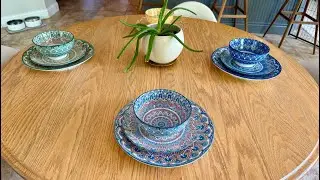 Colorful Boho Dinnerware You’ll Love | vancasso Mandala 12-Piece Set Review for Stylish Table Decor