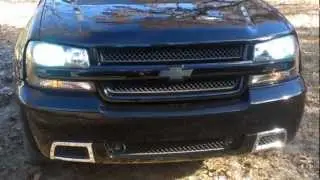 08 trailblazer ss black on black 22s walk around