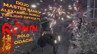 Rise of the Ronin - Alexandria Moreau Master Rank! Dojo - solo (Odachi) Twilight difficulty Ps5