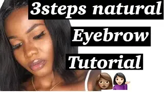 EASY EYEBROW TUTORIAL!