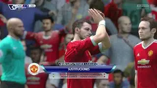 FIFA 16 (PS4)| Premier League | Jornada 1 | Manchester United 1   0 Tottenham