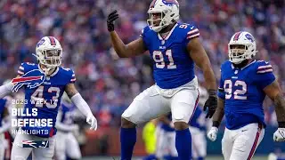 Buffalo Bills' Best Defense Plays From 4-turnover Game Vs. Patriots | NFL Regular Season Week 17