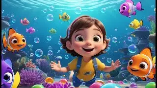 Fish Tank Song &ndash; Count the Bubbles Inside! | Fun Counting Nursery Rhyme for Kids | Underwater