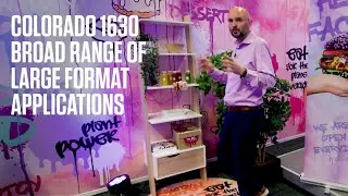 Print huge array of large format graphics applications on the Colorado 1630