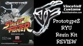 PrototypeZ Ryu Street Fighter Statue Resin Kit Review