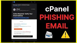 Предупреждение о фишинговых письмах в cPanel