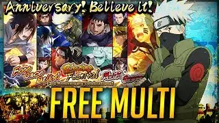 IT HAPPENED AGAIN?! FREE ANNIVERSARY BLAZING FESTIVAL MULTI SUMMONS | Naruto Ultimate Ninja Blazing