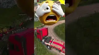 Соскользнул и повис Euro Truck Simulator 2 #glanceatgame #eurotrucksimulator2 #ets2