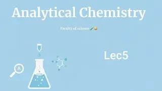 Titration between weak acid, strong base || Analytical Chemistry 2nd year