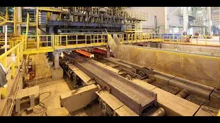 Danieli Beam blank casters 👌👍💥 #satisfying #rolling #machine #steel #viral #engineering
