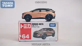 Unboxing of Takara Tomy Nissan Ariya | Diecast Car Collections | 1:64 Scale Model Cars | ASMR