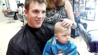 Grayson's 1st haircut