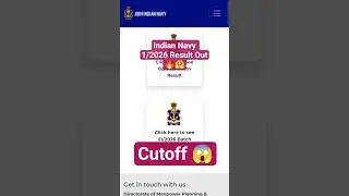 🇮🇳Navy SSR/MR result 1/2026 out🔥#indiannavy #defence #defenceaspirant #explore #ytshorts #shorts