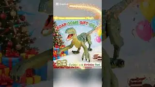 RC Dinosaur Toy 🦖 | Walking & Roaring Velociraptor for Kids | Best Christmas & Birthday gift 🎁
