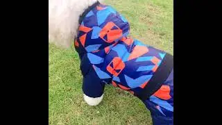 Waterproof Fleece Dog Snowsuit For Small Medium Dog