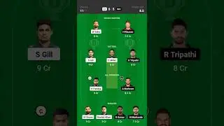 SRH VS GT dream 11 team win 1 crores #telegram #short