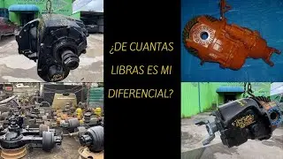 ¿COMO SABER DE CUANTAS LIBRAS ES EL DIFERENCIAL DE MI CAMIÓN 🤔? EDICIÓN MARCA ROCKWELL