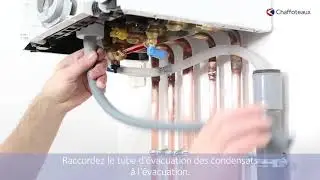(02)  Raccordement plomberie chaudi&egrave;re &agrave; condensation Mira C Green Link / Chaffoteaux