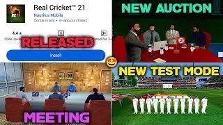 Real Cricket 21 V5 Download link 🔥 | Real Cricket 21 Released | New Cricket Game