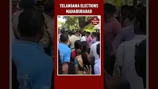 Congress And BRS Activists Fight In Mahabubabad | Telangana Elections 2023